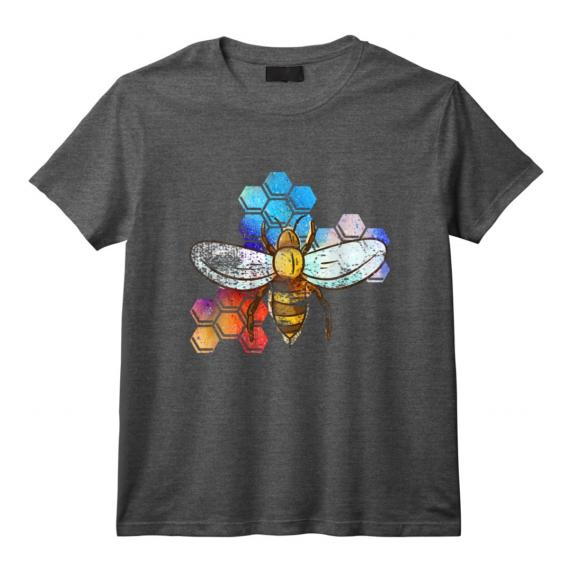 Apiculture Abeille Miel Vintage Apiculteur Naturaliste Insec T-Shirt - Design Original pour Amateurs de Nature