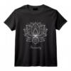 Sérénité Fleur de Lotus Spirituel Yoga Méditation Namaste T-Shirt - Conception Florale Sacré pour la Paix Intérieure