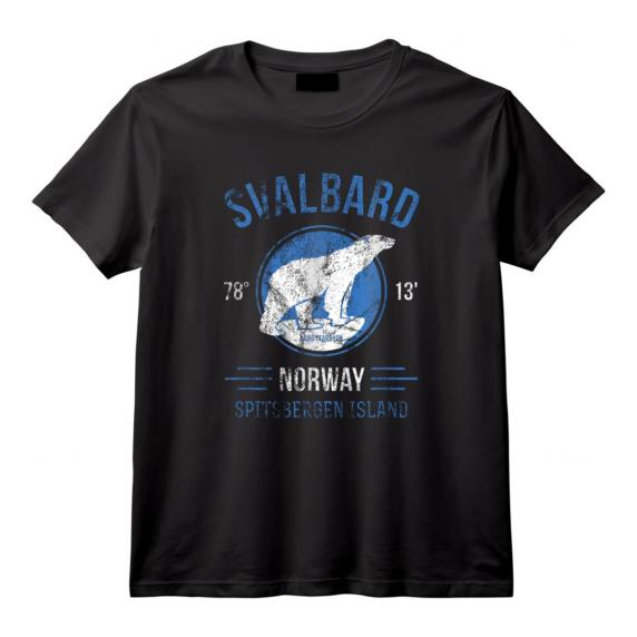 Svalbard Norvège Ours Polaire Polar Bear Longyearbyen Norway Vintage T-Shirt - Unique Travel Souvenir Design Svalbard Norvège Ours Polaire Polar Bear Longyearbyen Norway Vintage T-Shirt - Unique Travel Souvenir Design