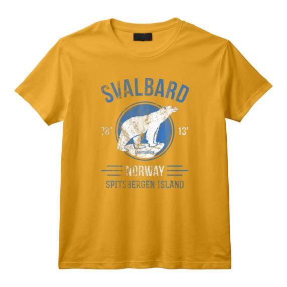 Svalbard Norvège Ours Polaire Polar Bear Longyearbyen Norway Vintage T-Shirt - Unique Travel Souvenir Design Svalbard Norvège Ours Polaire Polar Bear Longyearbyen Norway Vintage T-Shirt - Unique Travel Souvenir Design