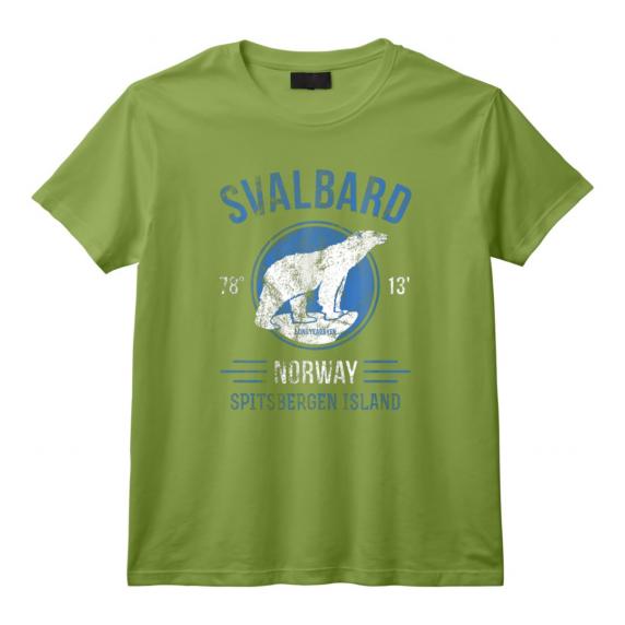 Svalbard Norvège Ours Polaire Polar Bear Longyearbyen Norway Vintage T-Shirt - Unique Travel Souvenir Design Svalbard Norvège Ours Polaire Polar Bear Longyearbyen Norway Vintage T-Shirt - Unique Travel Souvenir Design