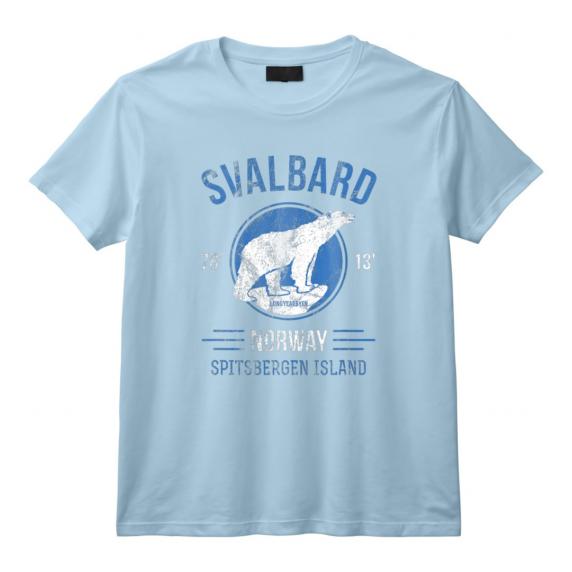 Svalbard Norvège Ours Polaire Polar Bear Longyearbyen Norway Vintage T-Shirt - Unique Travel Souvenir Design Svalbard Norvège Ours Polaire Polar Bear Longyearbyen Norway Vintage T-Shirt - Unique Travel Souvenir Design
