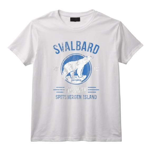 Svalbard Norvège Ours Polaire Polar Bear Longyearbyen Norway Vintage T-Shirt - Unique Travel Souvenir Design Svalbard Norvège Ours Polaire Polar Bear Longyearbyen Norway Vintage T-Shirt - Unique Travel Souvenir Design