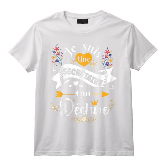 Je Suis Une Secrétaire Qui Déchire Idée Drôle Original T-Shirt - Cadeau Personnalisé pour Secrétaire Médicale/Administrative - Idée Cadeau pour Noël ou Départ en Retraite Je Suis Une Secrétaire Qui Déchire Idée Drôle Original T-Shirt - Cadeau Personnalisé pour Secrétaire Médicale/Administrative - Idée Cadeau pour Noël ou Départ en Retraite
