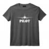 Aviation Avion Volant Copilote de Ligne Aérienne Cadeau T-Shirt - Idée Amusante pour Pilotes et Passionnés d'Aviation