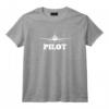 Aviation Avion Volant Copilote de Ligne Aérienne Cadeau T-Shirt - Idée Amusante pour Pilotes et Passionnés d'Aviation