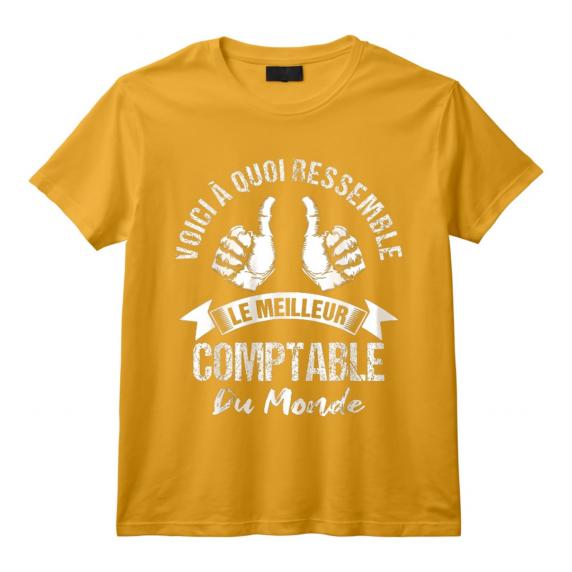 Le meilleur Comptable du monde cadeau d'anniversaire T-Shirt - Conception Drôle pour Hommes, Femmes et Enfants Le meilleur Comptable du monde cadeau d'anniversaire T-Shirt - Conception Drôle pour Hommes, Femmes et Enfants