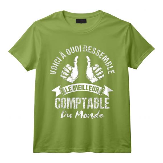 Le meilleur Comptable du monde cadeau d'anniversaire T-Shirt - Conception Drôle pour Hommes, Femmes et Enfants Le meilleur Comptable du monde cadeau d'anniversaire T-Shirt - Conception Drôle pour Hommes, Femmes et Enfants