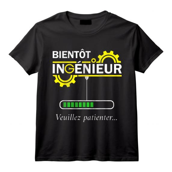 Futur Ingénieur Humour Veuillez Patienter T-Shirt - Cadeau Drôle pour Élèves en Classes Préparatoires et Étudiants en Écoles d'Ingénieurs Futur Ingénieur Humour Veuillez Patienter T-Shirt - Cadeau Drôle pour Élèves en Classes Préparatoires et Étudiants en Écoles d'Ingénieurs