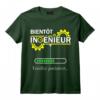 Futur Ingénieur Humour Veuillez Patienter T-Shirt - Cadeau Drôle pour Élèves en Classes Préparatoires et Étudiants en Écoles d'Ingénieurs