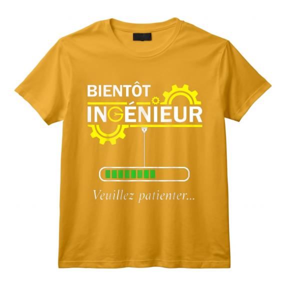 Futur Ingénieur Humour Veuillez Patienter T-Shirt - Cadeau Drôle pour Élèves en Classes Préparatoires et Étudiants en Écoles d'Ingénieurs Futur Ingénieur Humour Veuillez Patienter T-Shirt - Cadeau Drôle pour Élèves en Classes Préparatoires et Étudiants en Écoles d'Ingénieurs