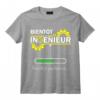 Futur Ingénieur Humour Veuillez Patienter T-Shirt - Cadeau Drôle pour Élèves en Classes Préparatoires et Étudiants en Écoles d'Ingénieurs