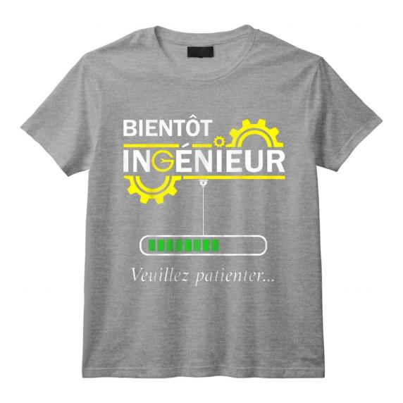 Futur Ingénieur Humour Veuillez Patienter T-Shirt - Cadeau Drôle pour Élèves en Classes Préparatoires et Étudiants en Écoles d'Ingénieurs Futur Ingénieur Humour Veuillez Patienter T-Shirt - Cadeau Drôle pour Élèves en Classes Préparatoires et Étudiants en Écoles d'Ingénieurs