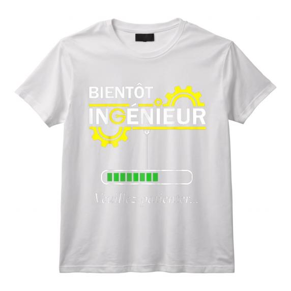 Futur Ingénieur Humour Veuillez Patienter T-Shirt - Cadeau Drôle pour Élèves en Classes Préparatoires et Étudiants en Écoles d'Ingénieurs Futur Ingénieur Humour Veuillez Patienter T-Shirt - Cadeau Drôle pour Élèves en Classes Préparatoires et Étudiants en Écoles d'Ingénieurs