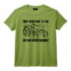 Humour d'Agriculteur, Mon Tracteur et Moi, T-Shirt - Duo Inséparable pour Passionnés d'Agriculture