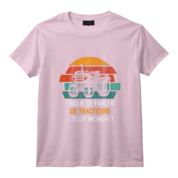 HapBird Risque De Parler De Tracteurs T-Shirt - Cadeau Original pour Enfant Passionné de Tracteurs et Fan de Ferme HapBird Risque De Parler De Tracteurs T-Shirt - Cadeau Original pour Enfant Passionné de Tracteurs et Fan de Ferme