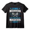 Cadeau mécanicien garage mécano humour voiture citation T-Shirt - Idée Originale pour Anniversaire ou Noël