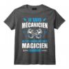 Cadeau mécanicien garage mécano humour voiture citation T-Shirt - Idée Originale pour Anniversaire ou Noël