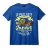 Jardinier Cadeau Drôle de Jardin et Poules J'ai Jardinage T-Shirt - Idée Originale pour Amateurs de Plantes - Idéal pour Anniversaire ou Noël