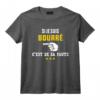 Homme Si je suis bourré c'est de sa faute Apero et L'alcool Humour T-Shirt - Original et Drôle pour Soirées Festives