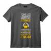 Meilleurs Hommes Gros Engin Tractopelle Pelleteuse Humour T-Shirt - Citation Drôle pour les Passionnés de Chantiers et Bâtiment
