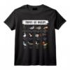 Types de canards Chemise Funny Duck Hunting Shirts Duck Lover T-Shirt - Chemise Éleveur de Canards Passionné