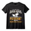 Je ne suis pas un Super-Héros je suis un Agriculteur T-Shirt - Fierté et Humour pour Passionnés d'Agriculture