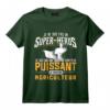 Je ne suis pas un Super-Héros je suis un Agriculteur T-Shirt - Fierté et Humour pour Passionnés d'Agriculture