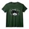 Mignon Chat Citrouille Saison d'Halloween T-Shirt - Vêtement Thématique Automne pour Amateurs de Chats