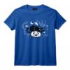 Mignon Chat Citrouille Saison d'Halloween T-Shirt - Vêtement Thématique Automne pour Amateurs de Chats