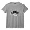 Mignon Chat Citrouille Saison d'Halloween T-Shirt - Vêtement Thématique Automne pour Amateurs de Chats