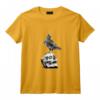 T-shirt vintage avec motif corbeau noir et tête de mort - Unisexe - Idéal pour Amateurs des Oiseaux - Cadeau Unique pour Anniversaire ou Noël