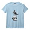 T-shirt vintage avec motif corbeau noir et tête de mort - Unisexe - Idéal pour Amateurs des Oiseaux - Cadeau Unique pour Anniversaire ou Noël