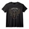Santa Cruz Penny Farthing Vélo Steampunk Ailé T-Shirt Vintage - Cadeau Cycliste Unique pour Amateurs de Style Rétro