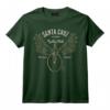 Santa Cruz Penny Farthing Vélo Steampunk Ailé T-Shirt Vintage - Cadeau Cycliste Unique pour Amateurs de Style Rétro