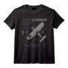 F4U Corsair Vintage WWII Warbird T-Shirt - Historical Facts & Blueprint Design | Great Gift for Military Aviation Fans & Airshow Enthusiasts