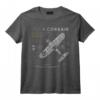 F4U Corsair Vintage WWII Warbird T-Shirt - Historical Facts & Blueprint Design | Great Gift for Military Aviation Fans & Airshow Enthusiasts