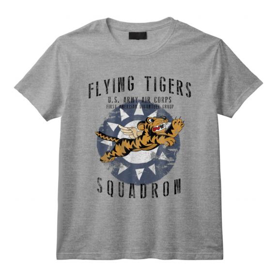 Flying Tiger's WWII Insignia Vintage WW2 Air Corps T-Shirt - Defenders of Freedom for Aviation Enthusiasts and History Buffs