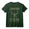 Drôle Chasser C'est Mon Truc Chasse T-Shirt - Idéal pour les Amateurs de Chasse et les Collectionneurs de Trophées