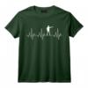 Battement de Coeur Tirer le Pistolet Tir Sportif Club de Tir T-Shirt - Vêtement Passion pour les Membres de Club