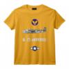 USAAF B-25 Avion de combat Mitchell With Girl Art Seconde Guerre mondiale T-Shirt - Cadeau pour les Passionnés d'Aviation de la WWII
