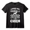 Tshirt Chien Humour Femme Fille Enfant Je parle à mon Chien T-Shirt - Tee Shirt Mignon pour les Amoureuses des Chiens