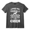 Tshirt Chien Humour Femme Fille Enfant Je parle à mon Chien T-Shirt - Tee Shirt Mignon pour les Amoureuses des Chiens