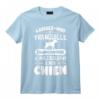 Tshirt Chien Humour Femme Fille Enfant Je parle à mon Chien T-Shirt - Tee Shirt Mignon pour les Amoureuses des Chiens