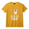World's Best Shiba Inu Dad Chien Shiba Dad T-Shirt - Cadeau Amusant et Personnalisé pour les Amateurs de Shiba Inu