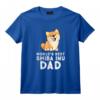 World's Best Shiba Inu Dad Chien Shiba Dad T-Shirt - Cadeau Amusant et Personnalisé pour les Amateurs de Shiba Inu