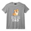 World's Best Shiba Inu Dad Chien Shiba Dad T-Shirt - Cadeau Amusant et Personnalisé pour les Amateurs de Shiba Inu