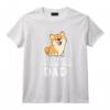 World's Best Shiba Inu Dad Chien Shiba Dad T-Shirt - Cadeau Amusant et Personnalisé pour les Amateurs de Shiba Inu