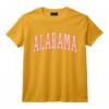 Preppy Varsity Pink Alabama T-Shirt - Design Rétro pour Femmes et Adolescentes, Esthétique Tendance