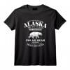 Ours Polaire de l'Alaska T-Shirt Léger et Classique - Pour les Amoureux de la Nature et des Animaux Sauvages